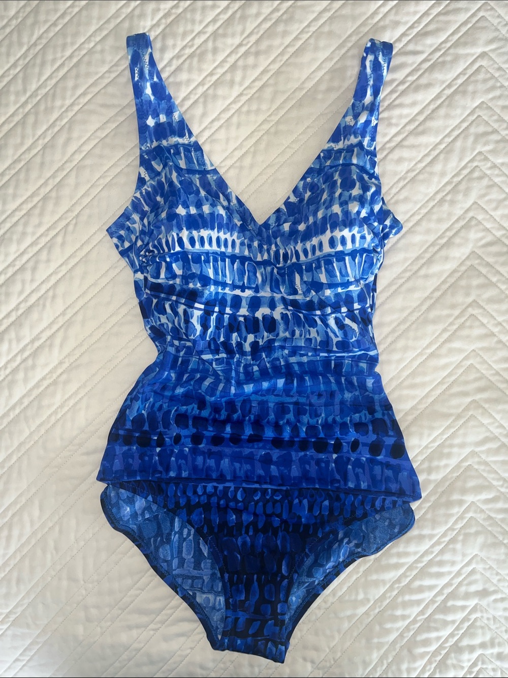 Gottex Blue Print One-Piece Swimsuit